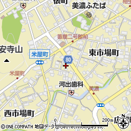 岐阜県美濃市2599周辺の地図