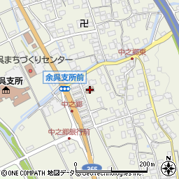 余呉郵便局周辺の地図