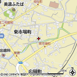 岐阜県美濃市2517周辺の地図