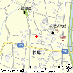 岐阜県山県市松尾266周辺の地図