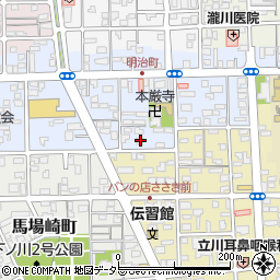 鳥取県境港市明治町183周辺の地図