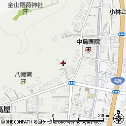兵庫県豊岡市高屋周辺の地図
