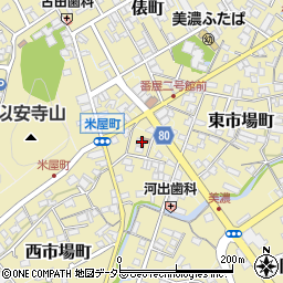 岐阜県美濃市2601-1周辺の地図