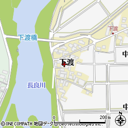 岐阜県美濃市下渡648周辺の地図