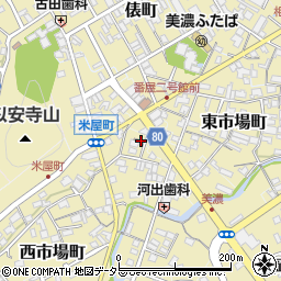 岐阜県美濃市2601-9周辺の地図