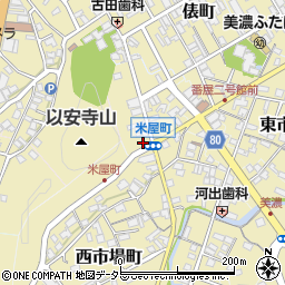 岐阜県美濃市2658周辺の地図