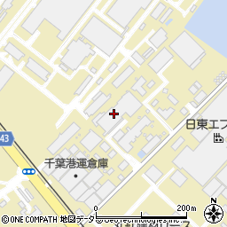 王子コーンスターチ株式会社　千葉工場周辺の地図