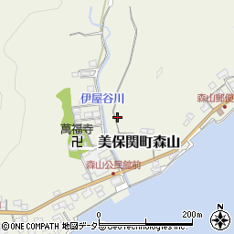 島根県松江市美保関町森山周辺の地図