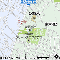 大沼神社周辺の地図