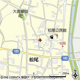 岐阜県山県市松尾264周辺の地図