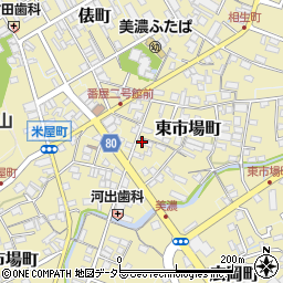 岐阜県美濃市2558周辺の地図