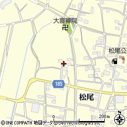 岐阜県山県市松尾212周辺の地図