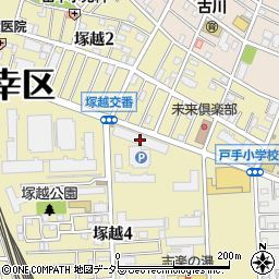大陽日酸川崎事業所周辺の地図