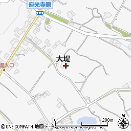 長野県飯田市座光寺（大堤）周辺の地図
