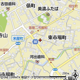 岐阜県美濃市2607周辺の地図