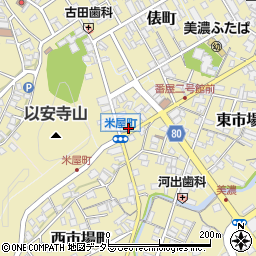 岐阜県美濃市2656-2周辺の地図