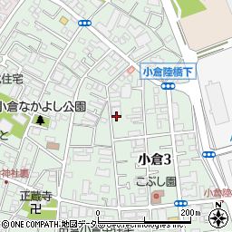 小田急パーキング川崎小倉３丁目第２駐車場周辺の地図