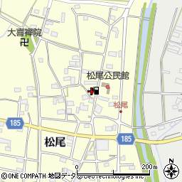 岐阜県山県市松尾255周辺の地図