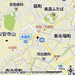 岐阜県美濃市2609周辺の地図