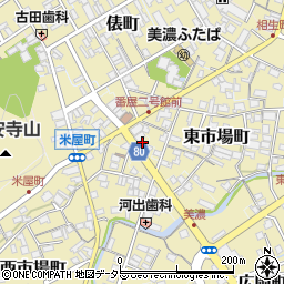 岐阜県美濃市2611周辺の地図