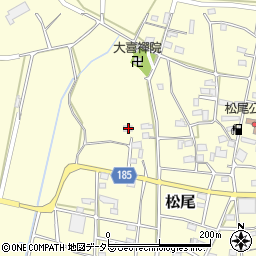 岐阜県山県市松尾214周辺の地図