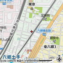 東京都大田区仲六郷4丁目10-9周辺の地図