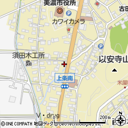 岐阜県美濃市1308周辺の地図