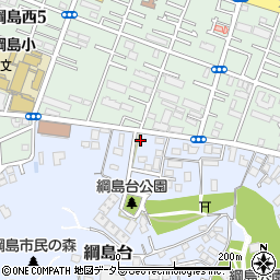 パークジャパン綱島台第１駐車場周辺の地図