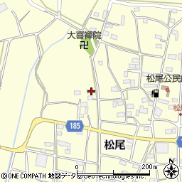 岐阜県山県市松尾217周辺の地図
