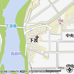 岐阜県美濃市下渡659周辺の地図