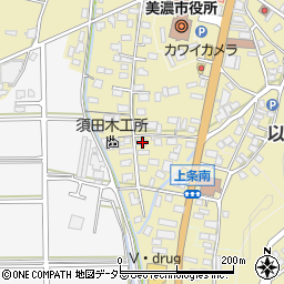 岐阜県美濃市1301周辺の地図