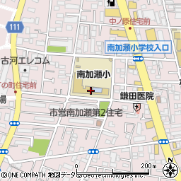 川崎市立南加瀬小学校周辺の地図