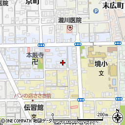 鳥取県境港市明治町198周辺の地図