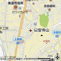 岐阜県美濃市1321周辺の地図
