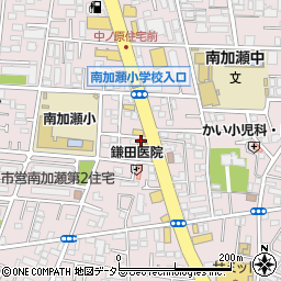 丼丸 南加瀬店周辺の地図