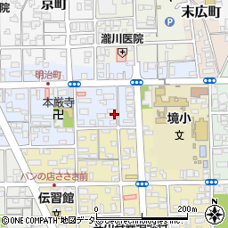 鳥取県境港市明治町199周辺の地図