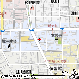 鳥取県境港市明治町145周辺の地図