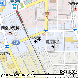 鳥取県境港市明治町61周辺の地図