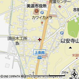 岐阜県美濃市1313周辺の地図