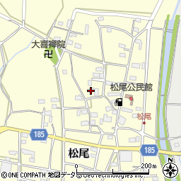 岐阜県山県市松尾243周辺の地図