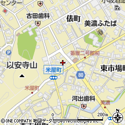 岐阜県美濃市広岡町2651周辺の地図
