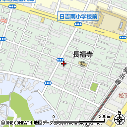 ライフデリ　横浜港北店周辺の地図