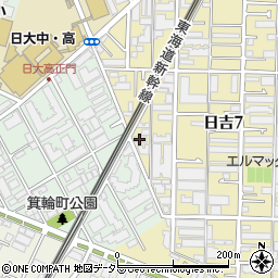 アスク日吉東保育園周辺の地図