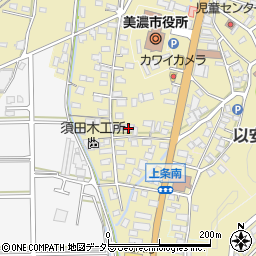 岐阜県美濃市1283周辺の地図