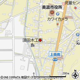 岐阜県美濃市1284周辺の地図