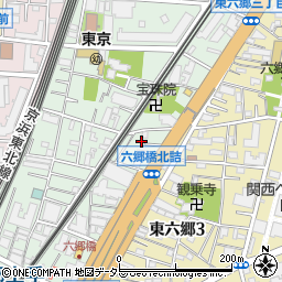 東京都大田区仲六郷4丁目33-8周辺の地図