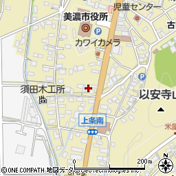 岐阜県美濃市1282周辺の地図