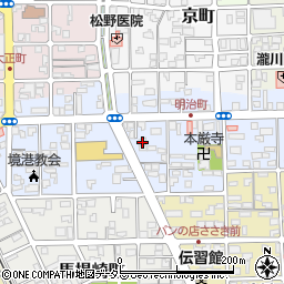 鳥取県境港市明治町152周辺の地図