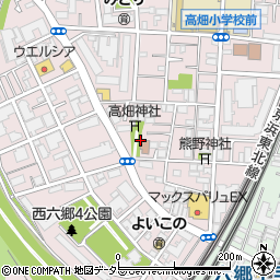 東京都大田区西六郷4丁目8周辺の地図