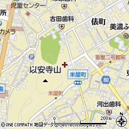 岐阜県美濃市2653周辺の地図